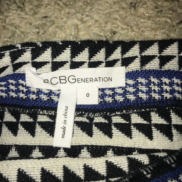 BCBG Geometric Patterned Skirt - Picture 3 of 4